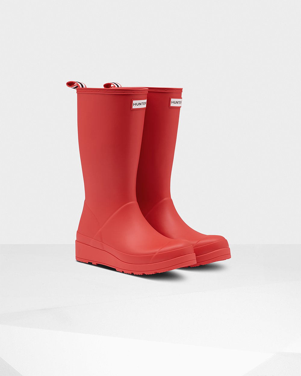 Womens Hunter Original Tall Rain - Play Boots Red - 9186-QEOGU